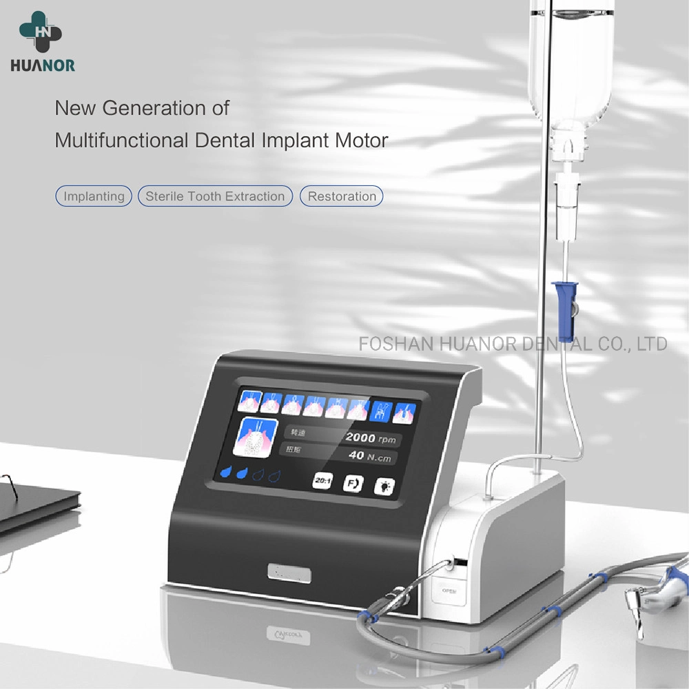 Dental Implant Machine Motor System Implant Surg with Fiber Optic Contra Angle Handpiece