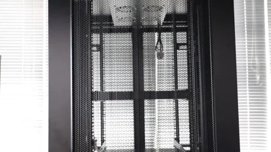 19-дюймовый шкаф для хранения данных с дверцей из дуговой сетки