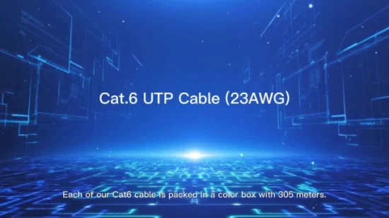 Кабель LAN CAT6, коммуникационный кабель, Ethernet-кабель UTP, 4-парный одножильный кабель, сетевые кабели длиной 305 м Belden Panduit Commscope Nexan Siemon