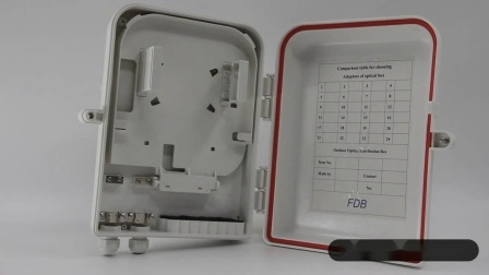 24-жильный пластиковый оптоволоконный распределительный шкаф Gfx-10A/10b от производителя распределительной коробки