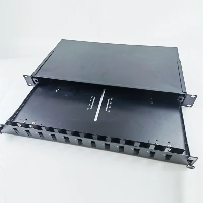 Сменные панели для монтажа в стойку Abalone 1U, 19 дюймов, 24 порта, симплексная оптоволоконная патч-панель SC