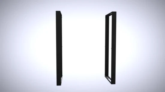 19-дюймовый напольный сетевой шкаф DDF с 16 складными секциями и стеклянной дверью