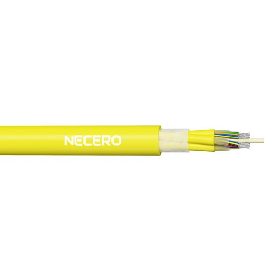 Внутренний телекоммуникационный волоконно-оптический кабель Necero, высокопрочный высококачественный внутренний волоконно-оптический кабель GJFJV