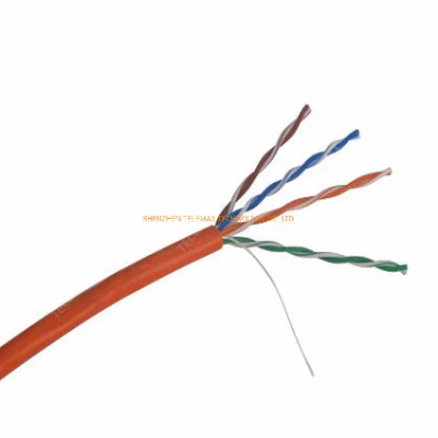 4 пары медных сетевых кабелей UTP Cat5e диаметром 0,511 мм