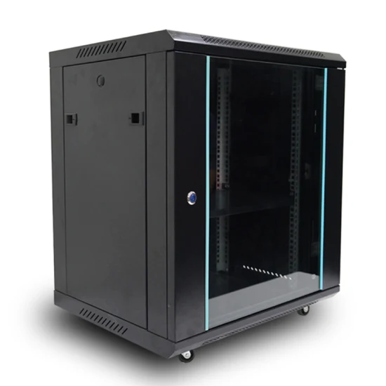 Настенный 19-дюймовый сетевой шкаф SPCC из холоднокатаной стали 12u-9u-6u